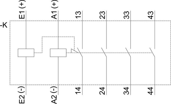 Produktbild Siemens Latched Contactor Relay 4NO DC 220V S00
