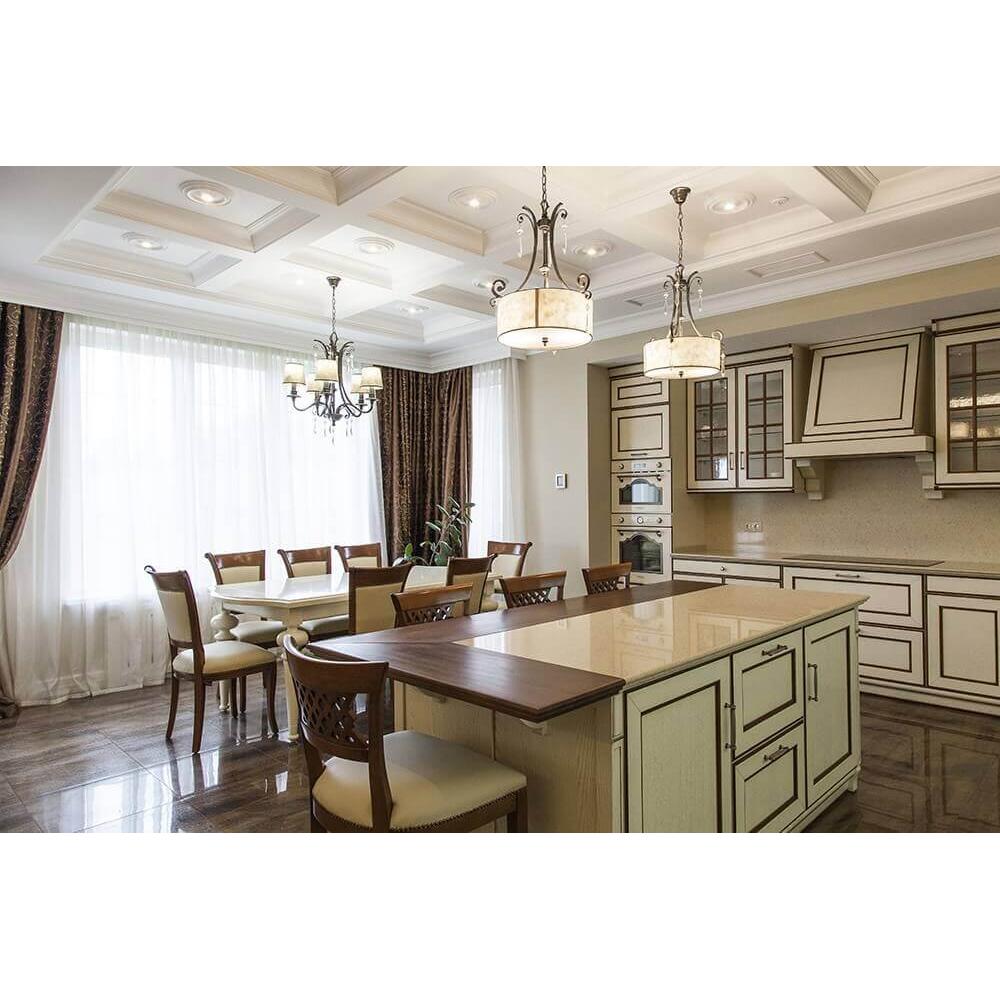 Thumbnail - Elstead Lighting, Kronleuchter, Kendra Kronleuchter E14 5-fach Gesprenkeltes Silber (68.90 cm)