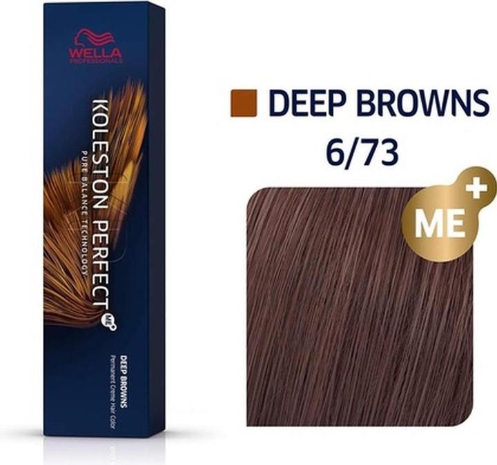 Immagine prodotto Wella Professional - Koleston Perfect Meâ"¢+ Deep Browns - Colore permanente per capelli 6/73 (6, 73)