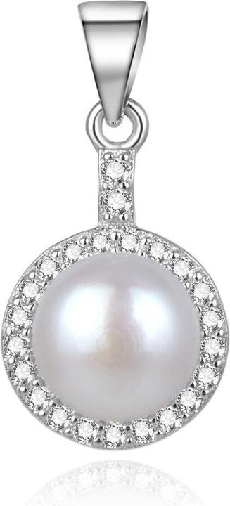 Immagine prodotto Beneto Elegante pendente in argento con perla di fiume AGH155P (L)