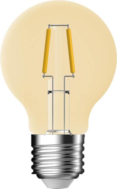 Nordlux LED Globe Filament Deco Classic E27 dimmable 4,8W 2500K blanc extra-chaud doré 2080152758 (E27, 1x)