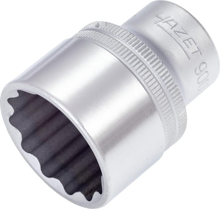 Produktbild HAZET Steckschlüsseleinsatz ∙ Doppelsechskant 900Z-28 ∙ Vierkant12,5 mm (1/2 Zoll) ∙ Aussen Doppel-S… (28 mm)