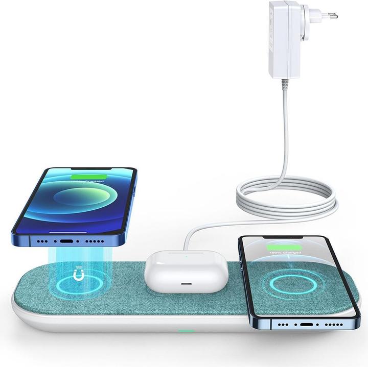 Productafbeelding Choetech 10W 3 in 1 Fast Wireless Charging Pad T569 S (30 W)