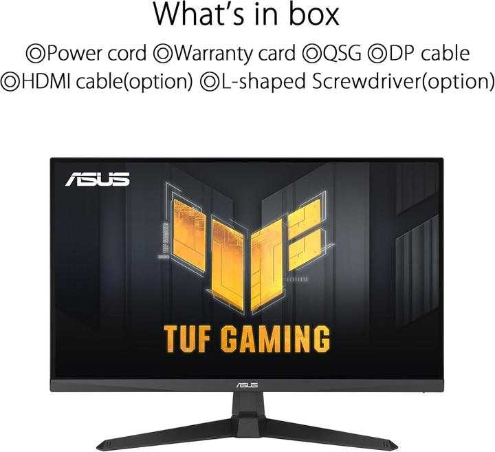 Actual product image ASUS TUF Gaming VG259Q3A (1920 x 1080 pixels, 24.50")