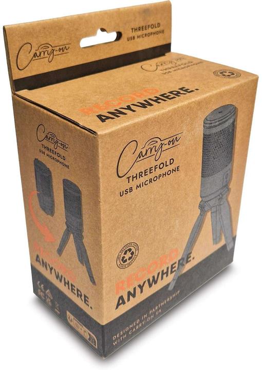Immagine prodotto Carry-On Microfono a condensatore Threefold USB MIC