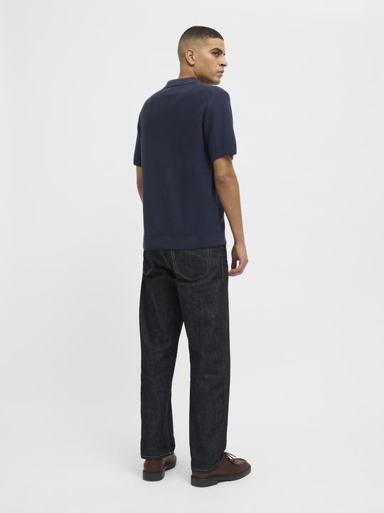 Actual product image Jack & Jones Jprcceaston Knit Split Neck Ss Sn (L)