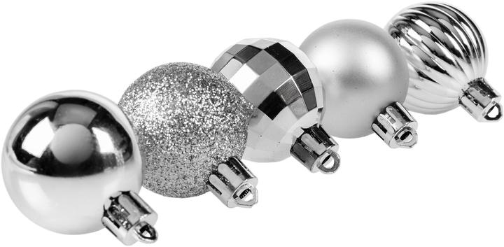 Actual product image Cocon Weihnachtskugel 34 Stück, Silber (34x)