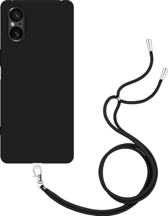 Produktbild Cazy Handykette Hülle Kompatibel mit Sony Xperia 5 V - Silikon Handyhülle mit Band Necklace Hülle -