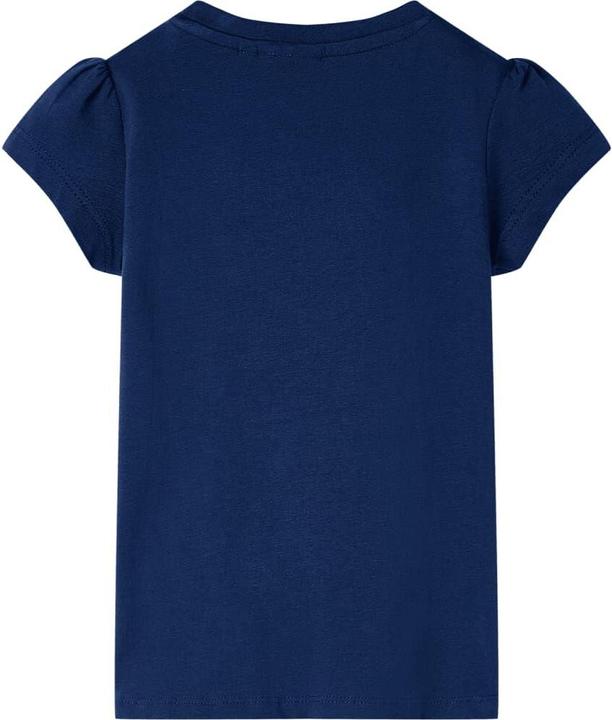 Immagine prodotto vidaXL T-shirt da bambino blu navy 104,Materiale: 95 % cotone. 5 (104)