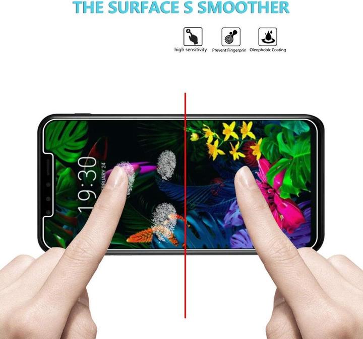 Actual product image Screenguard LG G8S ThinQ bulletproof glass protective film Case Friendly Design (1 Piece, G8s ThinQ)