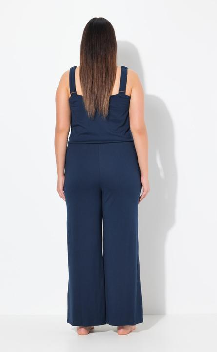 Produktbild Ulla Popken Jumpsuit, Spitze, V-Ausschnitt, ärmellos (58)