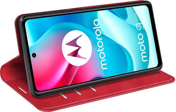 Actual product image Cazy Book Case Compatible with Motorola Moto G60s - Cover Foldable Magnetic Leatherette - (Motorola Moto G60S)