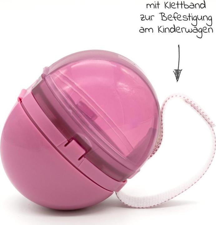 Produktbild MiaMia Schnullerboxen Schnullerbox Duo - Beere