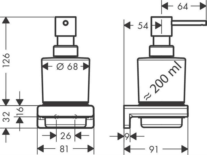 Produktbild hansgrohe AddStoris Lotionspender