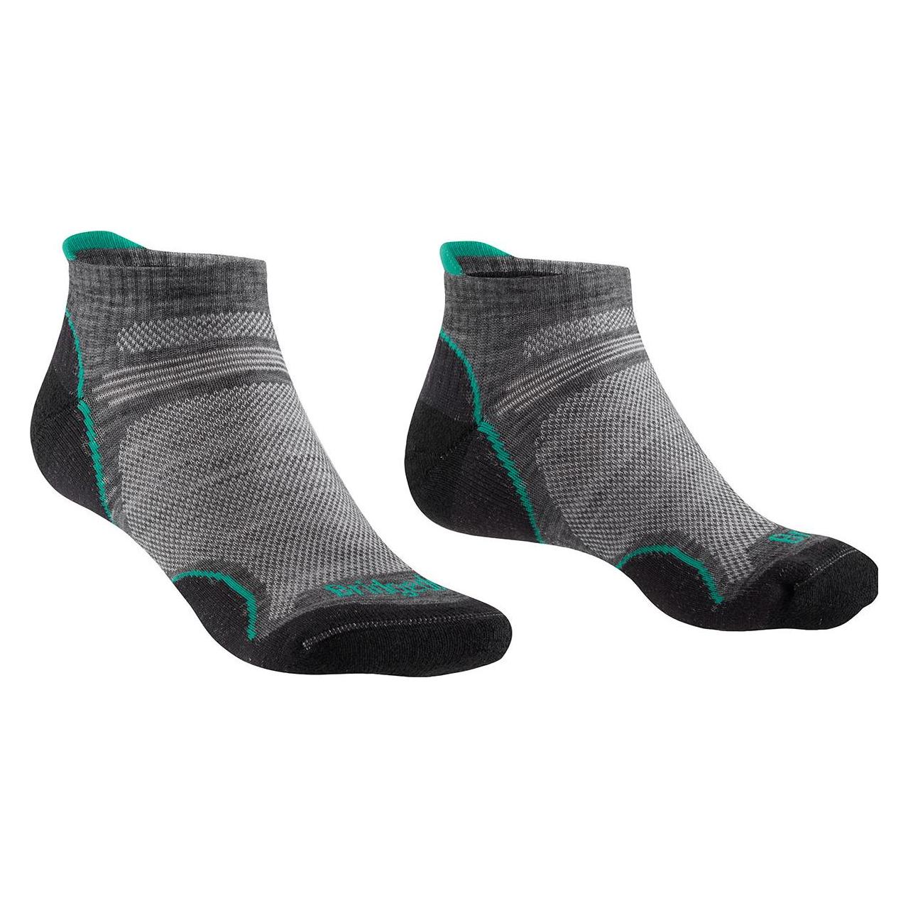 Bridgedale, Damen, Sportsocken, Hike Ul T2 Merino Performance Low (38 - 40), Grau