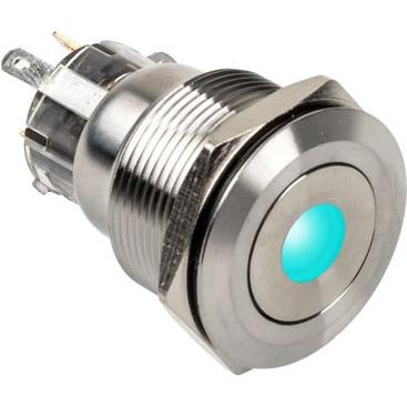 DimasTech Vandalismustaster 22mm, Silverline Dot - RGB (PD215)