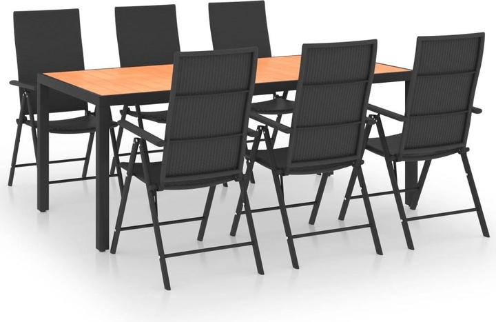 Produktbild vidaXL Garten Essgruppe (185 x 90 x 74 cm)