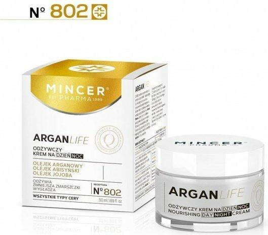 Actual product image Mincer Pharma Argan Life Nourishing Day/Night Cream No.802 50Ml (50 ml, 24h cream)