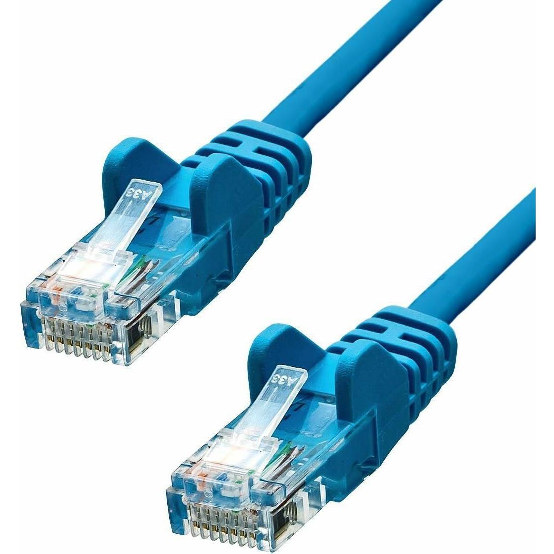 ProXtend U/UTP CAT5e PVC AWG 26 CCA Blue 0.5M (U/UTP, CAT5e, 0.50 m), Netzwerkkabel