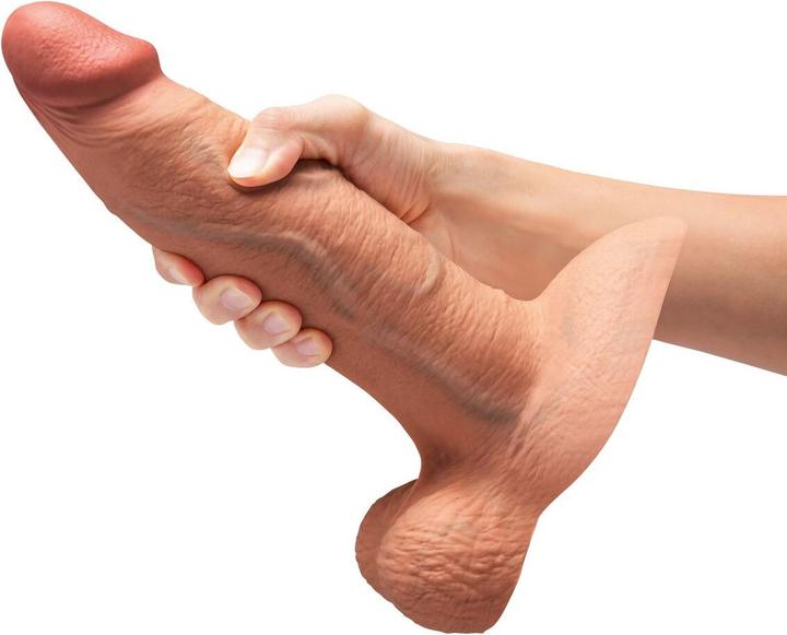 Actual product image Earthly Body B-Vibe Slipskin 9 Inch Girthy