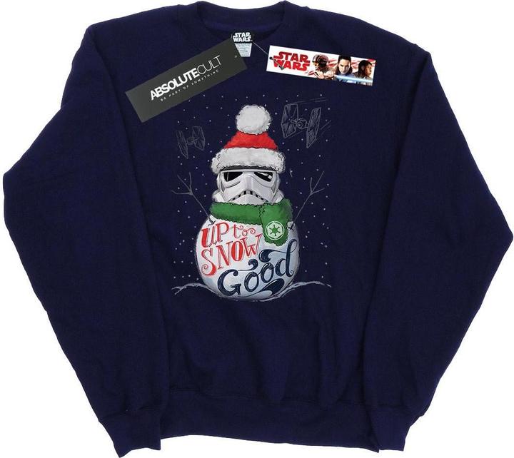 Actual product image Star Wars Mens Stormtrooper Up To Snow Good Sweatshirt (4XL)
