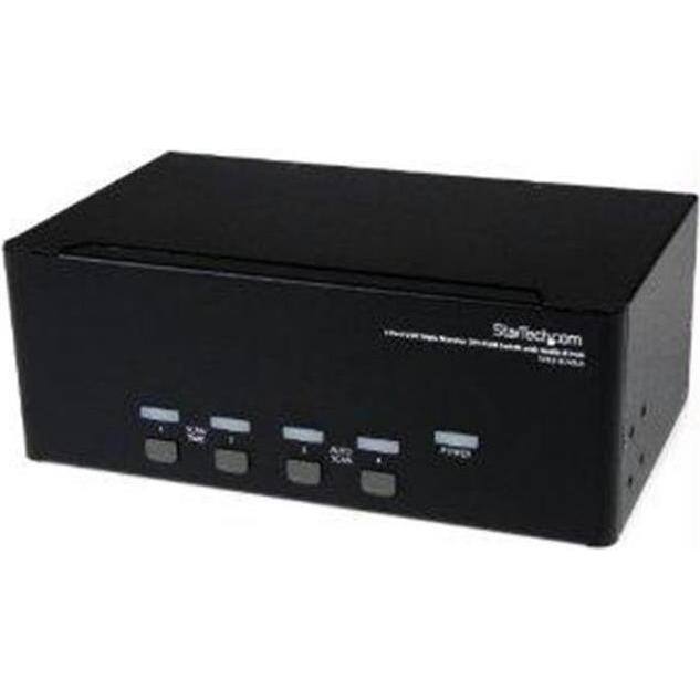 StarTech Switch Kvm 4 Porte Dvi USB, Switch KVM, Nero