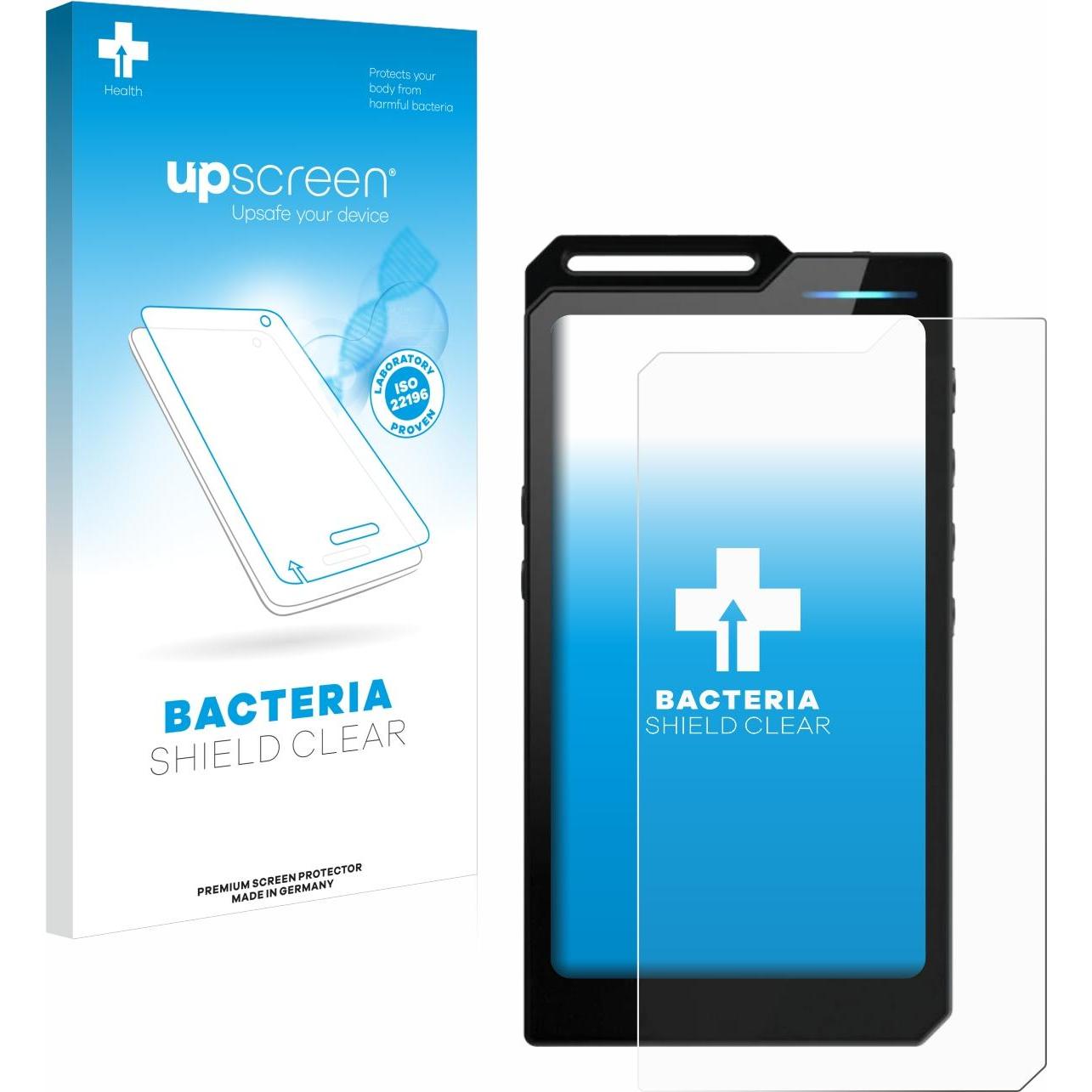 upscreen Schutzfolie Displayschutz Displayschutzfolie Folie Klar antibakteriell, MP3 + Media-Player Zubehör