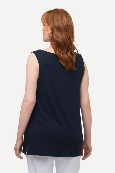 Produktbild Ulla Popken Top, Rundhals, Classic, Stretch, breite Träger, ärmellos (58)