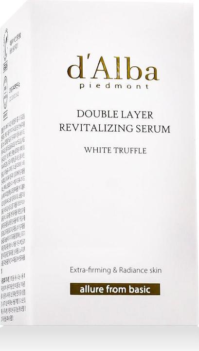 Actual product image d'Alba Italian White Truffle Double Layer Revitalizing Serum 100hr Hydration (30 ml)