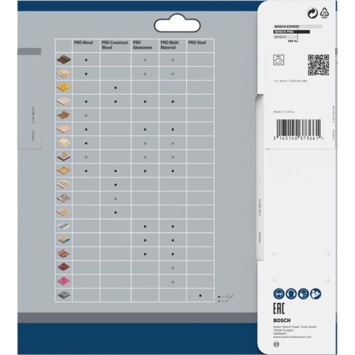 Actual product image Bosch Professional Zubehör PRO Wood circular saw blade, 190 x 2 x 30 mm