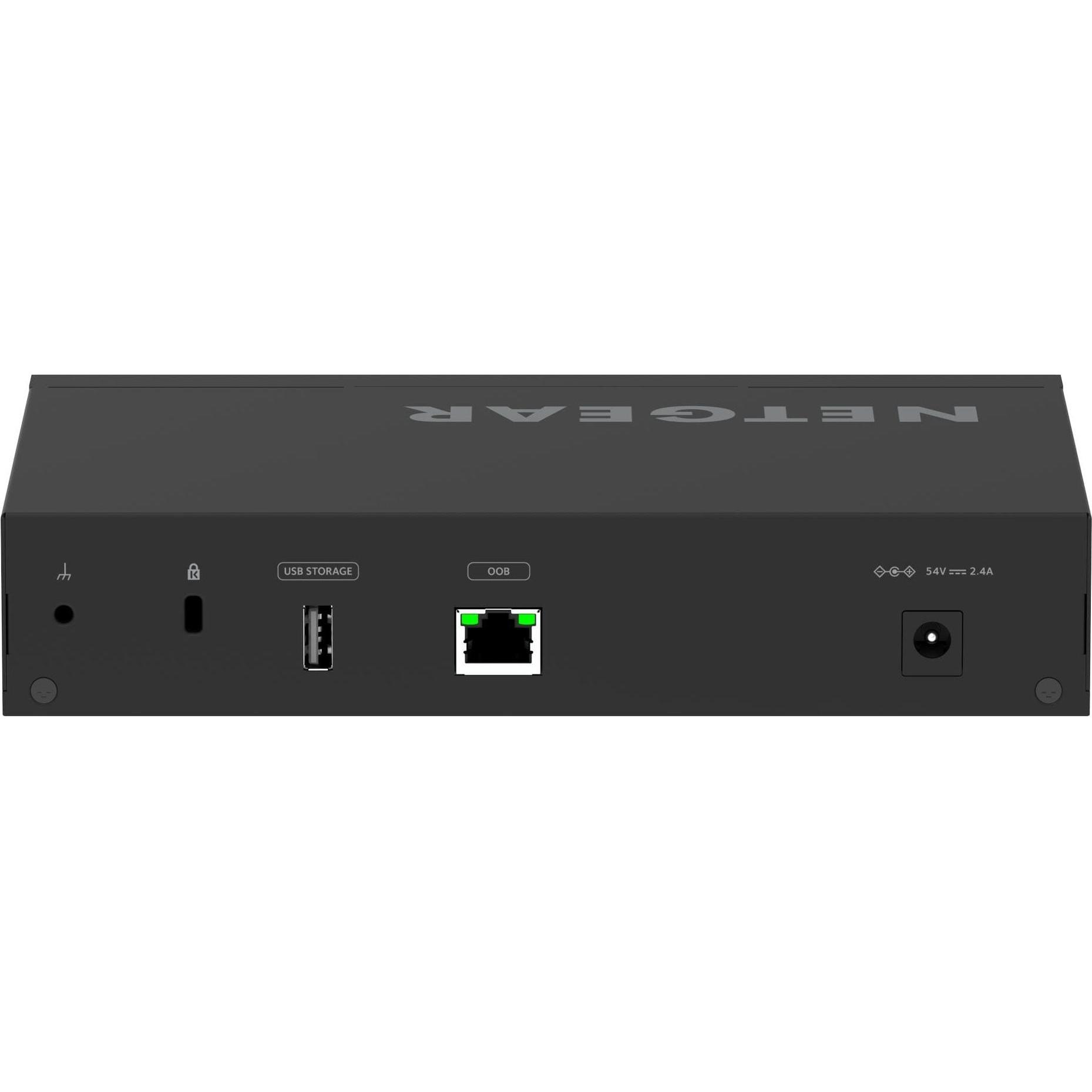 Netgear M4250-9G1F-PoE+ (10 Ports), Netzwerk Switch, Schwarz