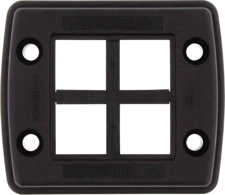 Actual product image Conta-Clip KDS-Set 1-4 BK Cable bushing Polyamide 6.6 Black 1pce. (Cable conduit, 8.10 cm)