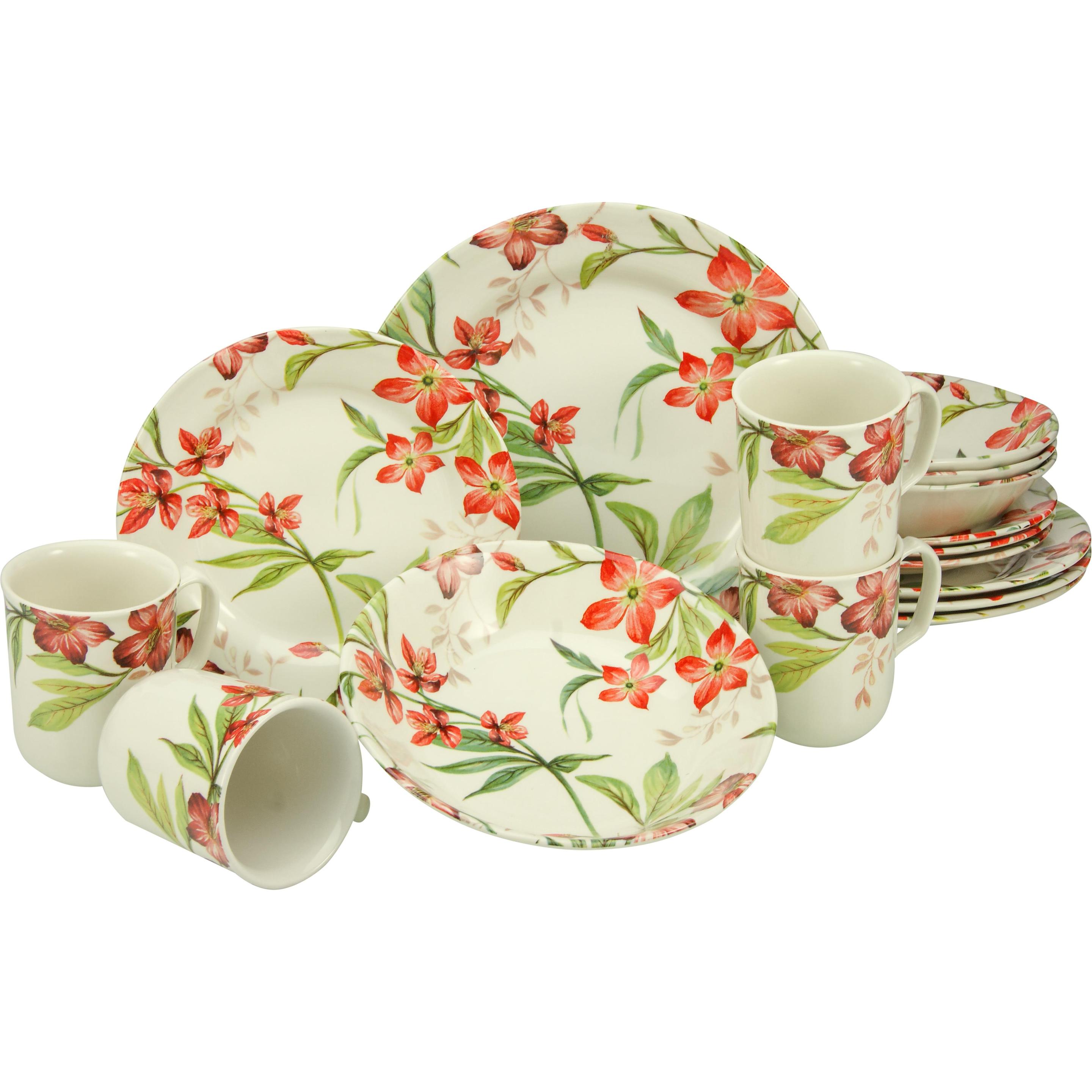 CreaTable, Geschirrset, Summer Cottage (16 Stück)