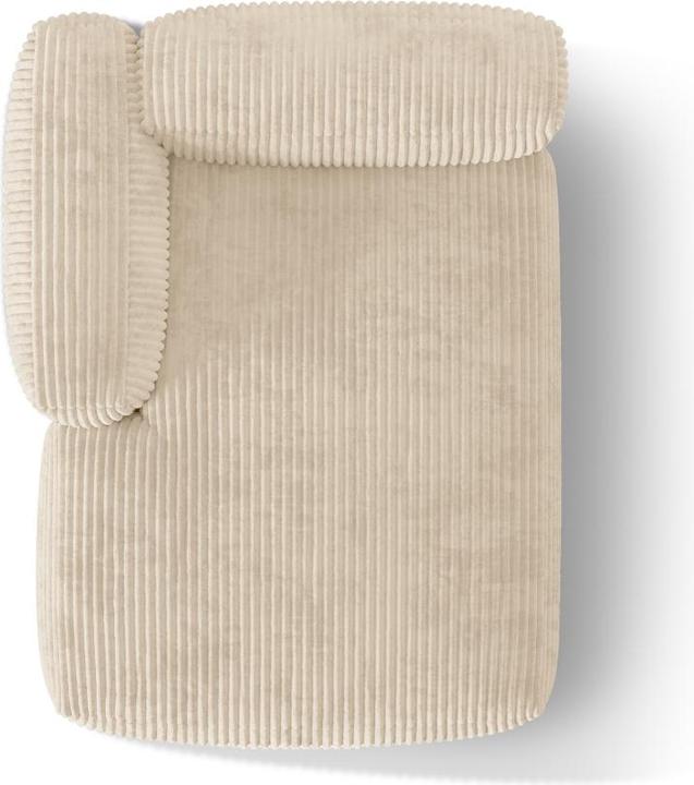 Image du produit Micadoni Chaise longue modulable gauche, "Martina", 1 Place, 176x123x75 Fabriqué en Europe (Recamière)