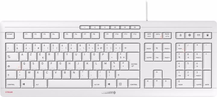 Actual product image CHERRY Keyboard Stream FR Layout Light Gray (FR, Cable)