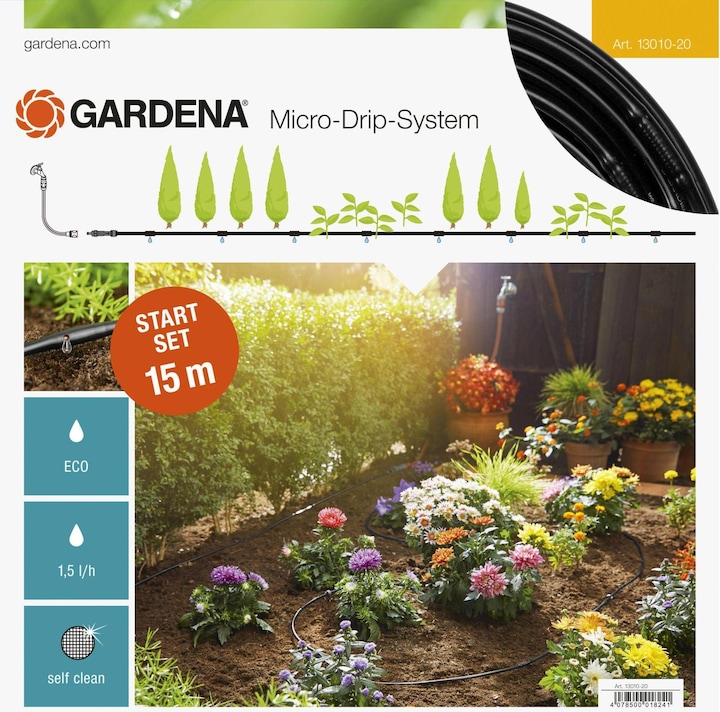 Image du produit Gardena Micro-Drip-System Start Set (Kit d'irrigation goutte à goutte)