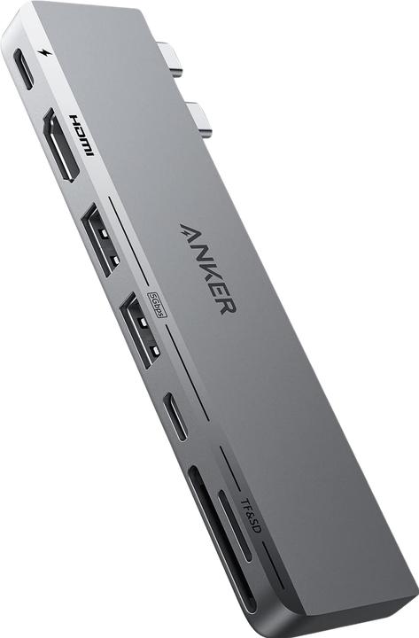 Actual product image Anker 547 USB-C Hub (7-in-2, for MacBook (USB-C, 7 ports)