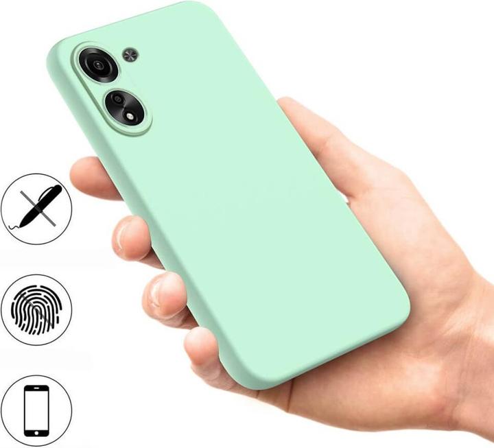 Produktbild Cover-Discount Xiaomi Poco C65 / Redmi 13C - Silikon Gummi Hülle grün (Xiaomi Poco C65)