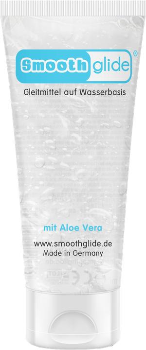 Actual product image Smoothglide Waterbased" high-quality and gentle lubricant gel with aloe vera, 200 ml