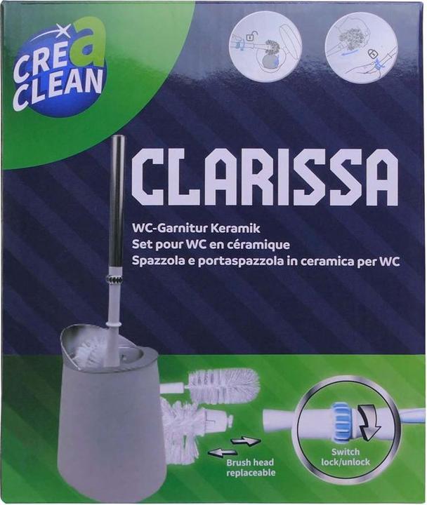 Actual product image CREaCLEAN CLARISSA WC set ceramic