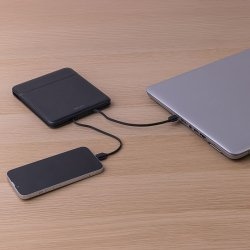 Actual product image Forever power bank for laptop TB-200 100W 20000 mAh black (5000 mAh, 100 W)