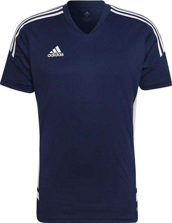 adidas Maglia Condivo 22 Uomo con scollo a V blu navy e bianco HA6291 (L) (L)