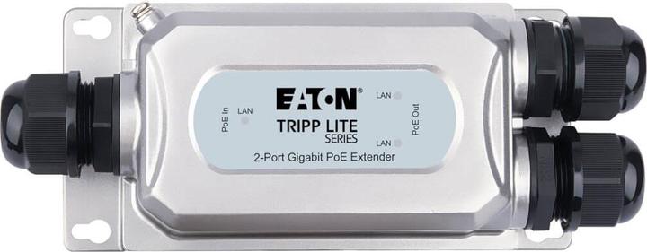 Actual product image Eaton 2-Port Gigabit Ethernet PoE+ Extender/Repeater - Cat5e/6/6a 95W IP67 IK10 328ft. 100 (RJ45 (3x))