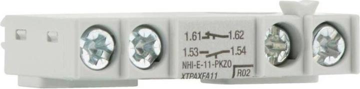 Actual product image Eaton 082882 NHI-E-11-PKZ0 Auxiliary switch installation 250 V/DC 2 A 1 NO contact, 1 NC contact