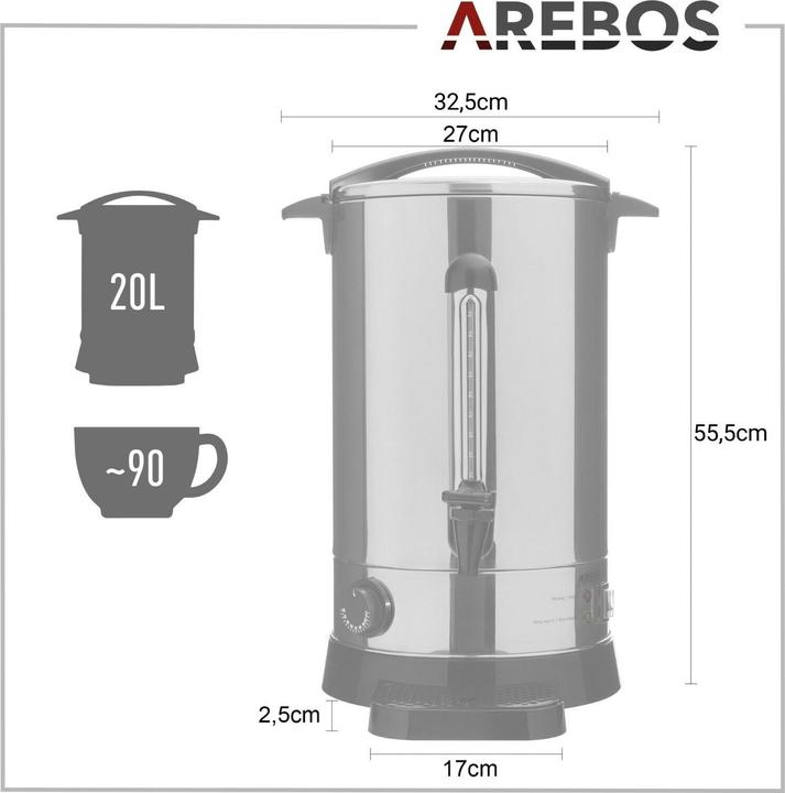 Produktbild Arebos Glühweinkocher