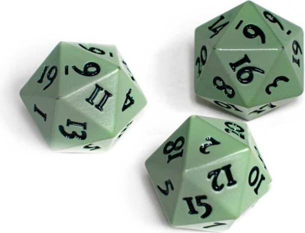 Ultra Pro Vivid Heavy Metal D20 Dice