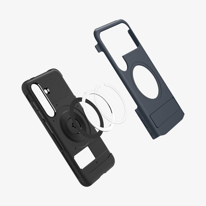 Actual product image Spigen Galaxy S25 Case Slim Armor (MagFit) Metal Slate (Samsung Galaxy S25)