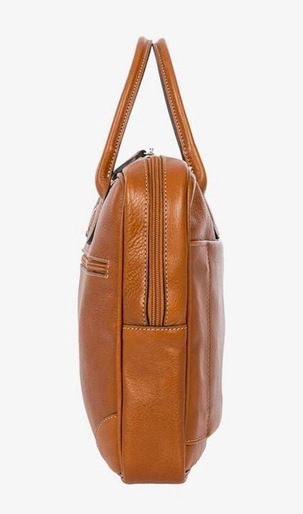 Actual product image Brics Life Pelle - Leather briefcase (14.10")