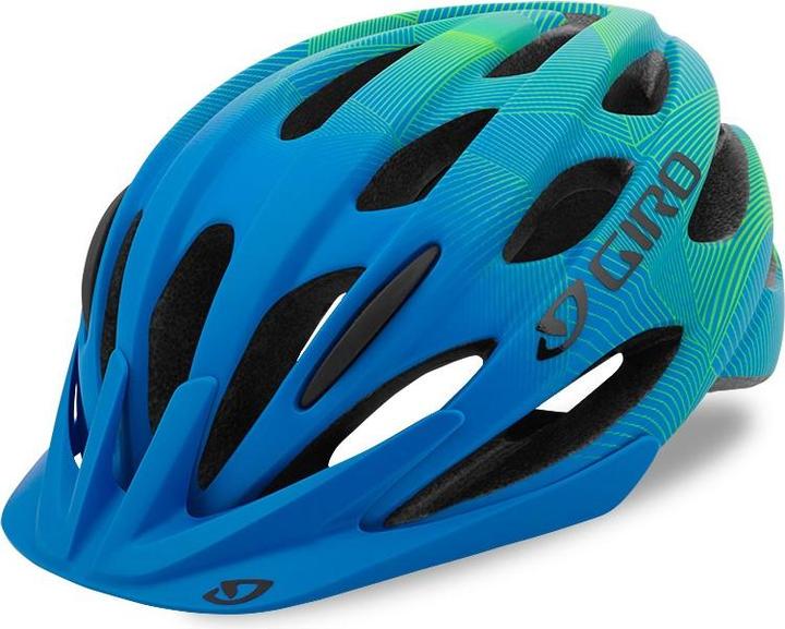 Produktbild MGA Junior -Kinderhelm Giro Raze Mattblau Limettengrösse Universal (50-57 cm) (neu) (50 - 57 cm)