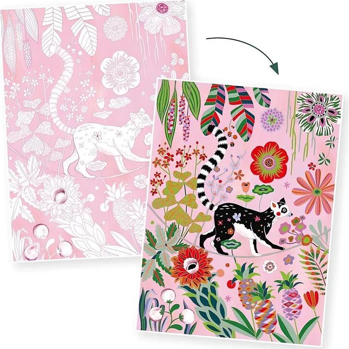 Produktbild Djeco Colouring Gallery Wildness